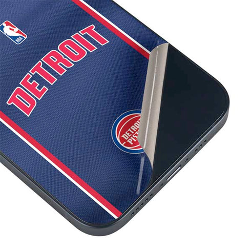 NBA Detroit Pistons Jersey iPhone 14 Plus Skin